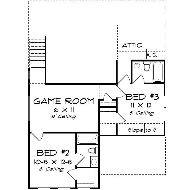 Upper/Second Floor Plan:11-493