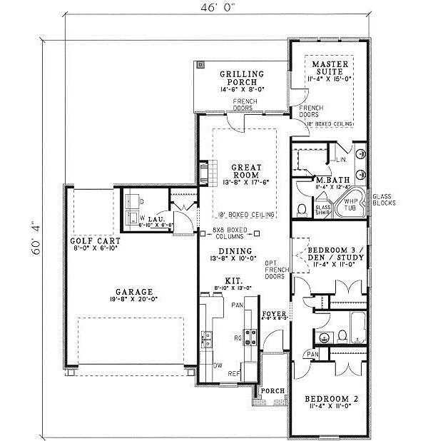 Main Floor Plan: 12-1020