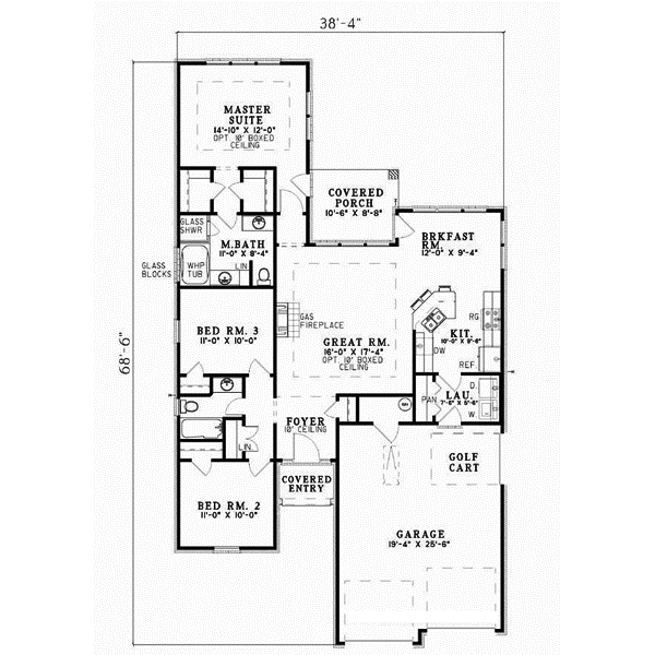 Main Floor Plan: 12-1021