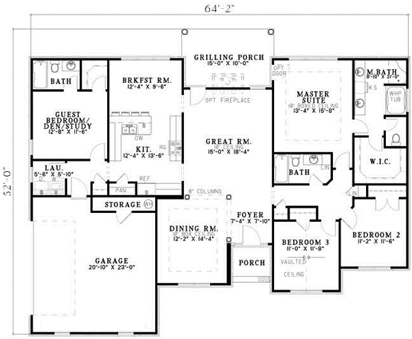 Main Floor Plan: 12-1061