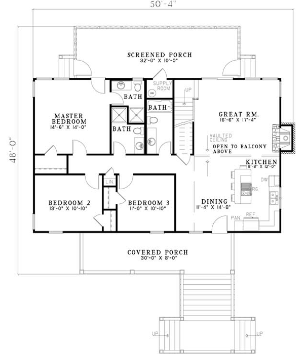 Main Floor Plan: 12-1090