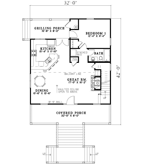 Main Floor Plan: 12-1099