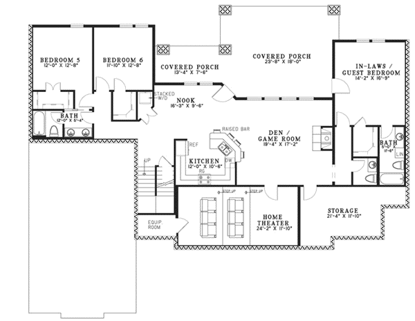 Lower Floor Plan:12-1110
