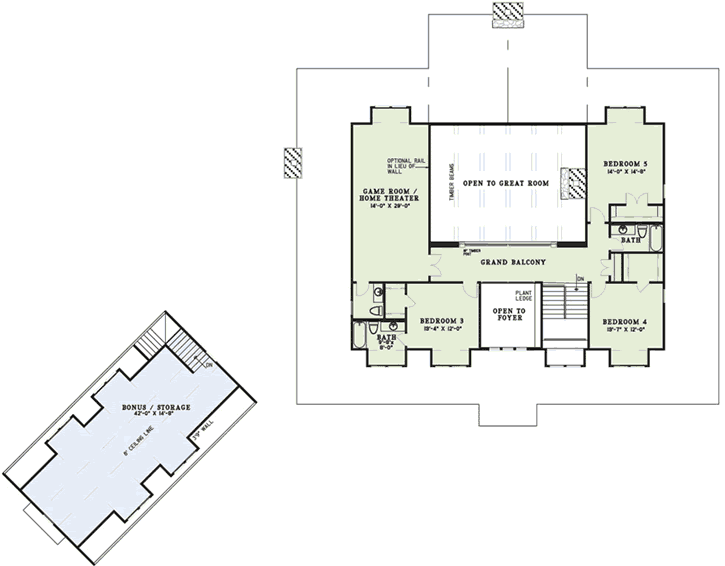 Upper/Second Floor Plan:12-1130