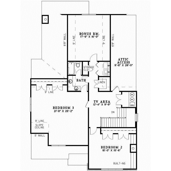 Upper/Second Floor Plan:12-117
