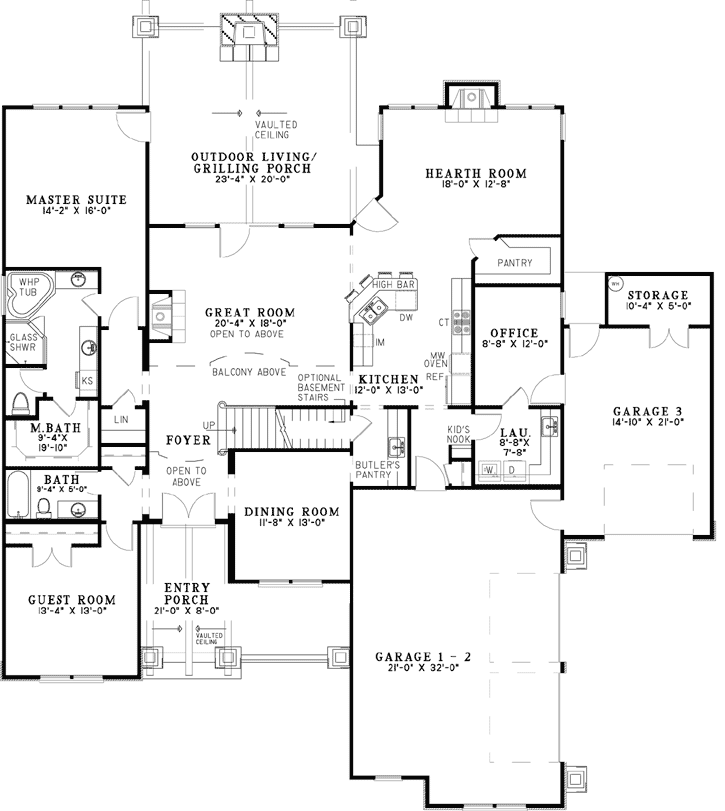 Main Floor Plan: 12-1323