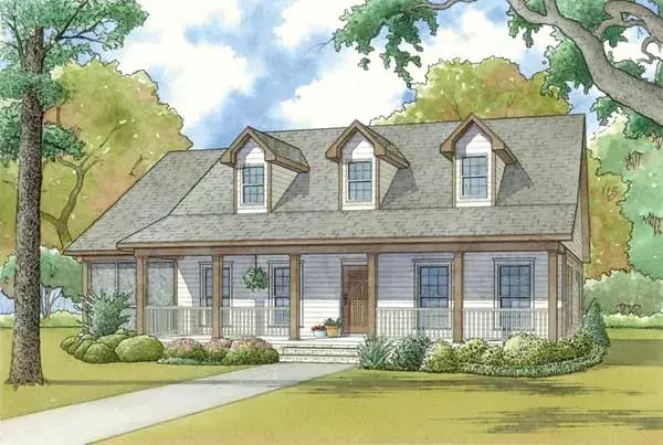 Country house plans 12-1450 - front exterior, 2,871 sq ft, 3 bed, 3 bath house plans | Monster House Plans