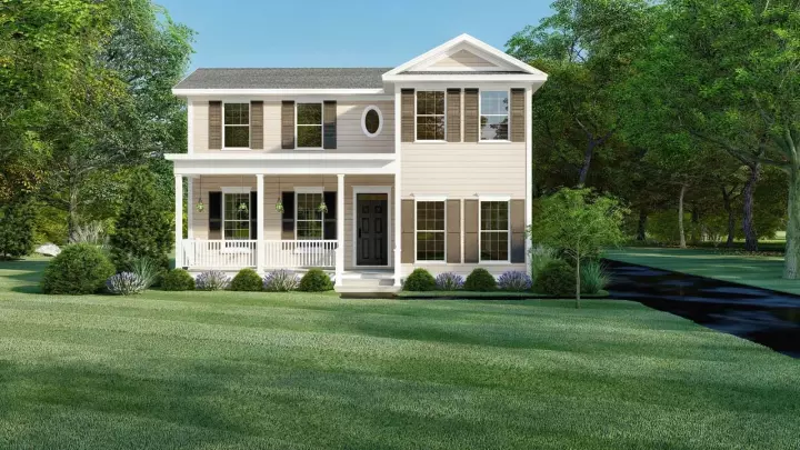 Farmhouse house plans 12-1544 - front exterior, 1,680 sq ft, 3 bed, 2 bath house plans | Monster House Plans
