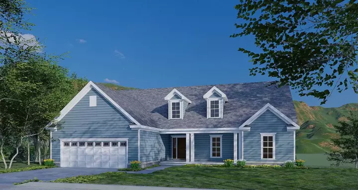 Traditional house plans 12-1581 - front exterior, 2,088 sq ft, 3 bed, 3 bath house plans | Monster House Plans