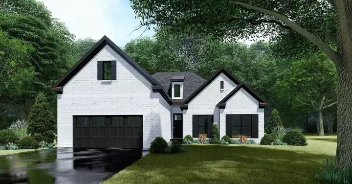 Traditional house plans 12-1609 - front exterior, 1,775 sq ft, 3 bed, 2 bath house plans | Monster House Plans