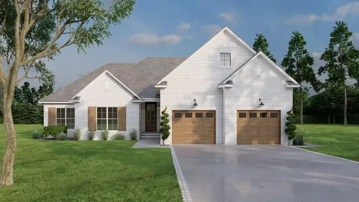 Traditional house plans 12-1720 - front exterior, 1,911 sq ft, 3 bed, 2 bath house plans | Monster House Plans