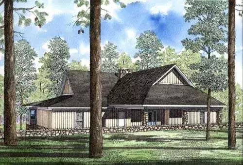 Contemporary house plans 12-186 - front exterior, 3,029 sq ft, 4 bed, 5 bath house plans | Monster House Plans