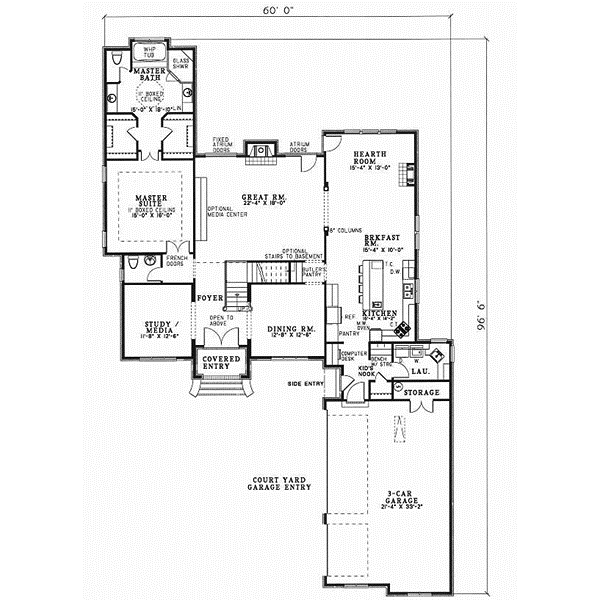 Main Floor Plan: 12-201