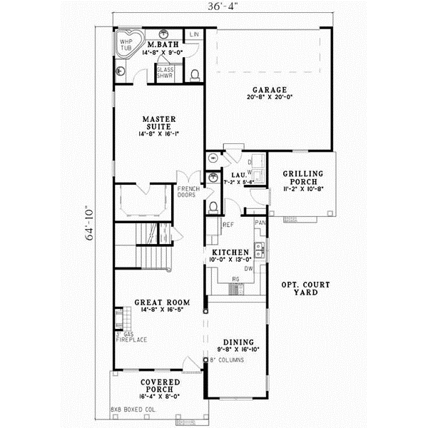 Main Floor Plan: 12-251
