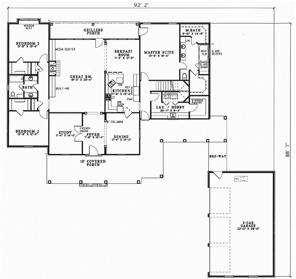 Main Floor Plan: 12-318