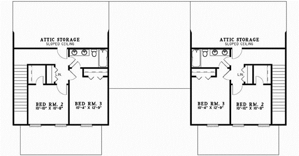 Upper/Second Floor Plan: 12-354