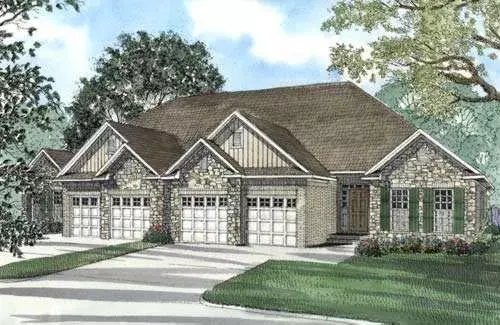 Traditional house plans 12-378 - front exterior, 3,040 sq ft, 6 bed, 4 bath house plans | Monster House Plans