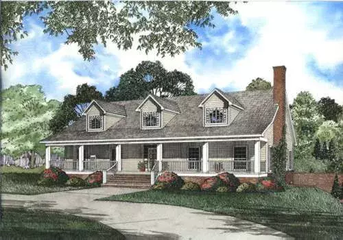 Southern house plans 12-390 - front exterior, 4,978 sq ft, 4 bed, 5 bath house plans | Monster House Plans