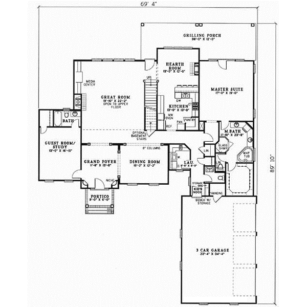 Main Floor Plan: 12-495