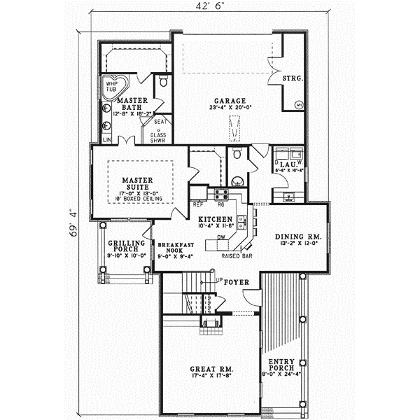 Main Floor Plan: 12-505