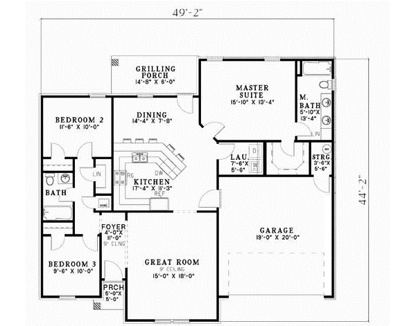 Main Floor Plan: 12-511