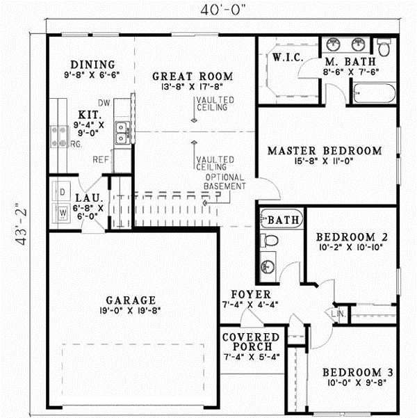 Main Floor Plan: 12-537
