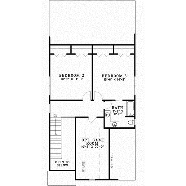 Upper/Second Floor Plan:12-544