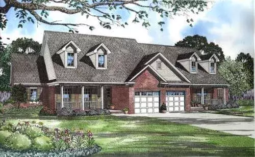Southern house plans 12-555 - front exterior, 2,360 sq ft, 3 bed, 3 bath house plans | Monster House Plans
