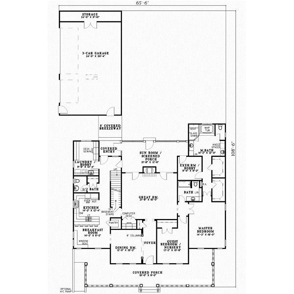 Main Floor Plan: 12-563