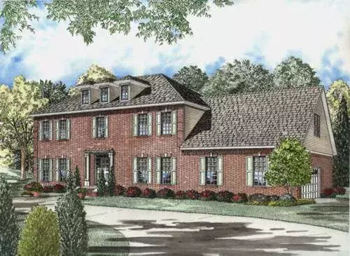 Southern house plans 12-592 - front exterior, 3,099 sq ft, 4 bed, 3 bath house plans | Monster House Plans