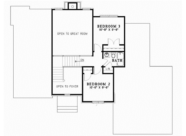Upper/Second Floor Plan:12-594