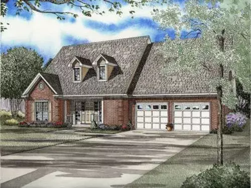 Southern house plans 12-614 - front exterior, 2,471 sq ft, 3 bed, 4 bath house plans | Monster House Plans