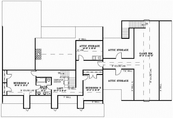Upper/Second Floor Plan:12-617