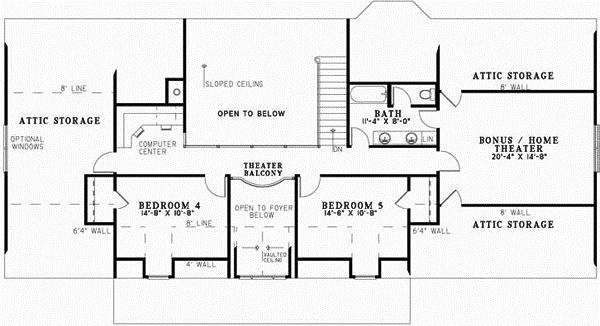 Upper/Second Floor Plan:12-619