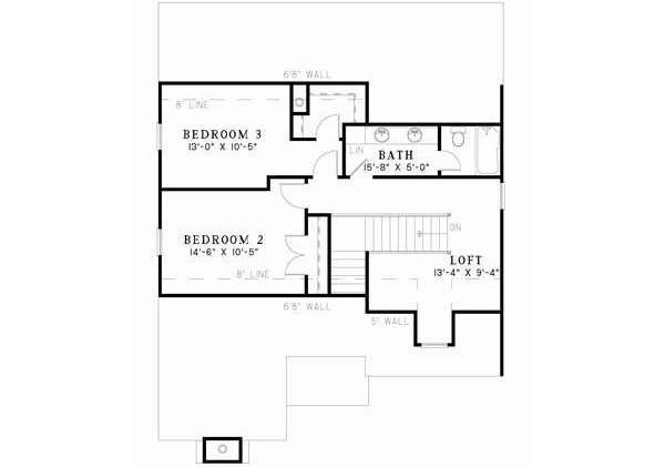 Upper/Second Floor Plan:12-685