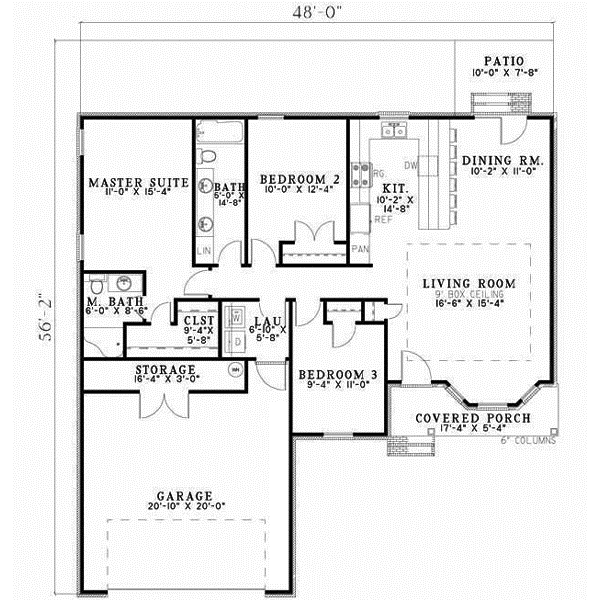 Main Floor Plan: 12-699