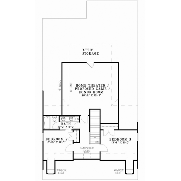 Upper/Second Floor Plan:12-728