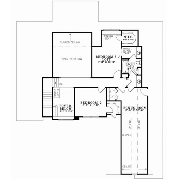 Upper/Second Floor Plan: 12-754