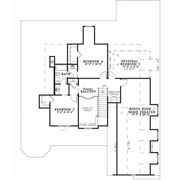 Upper/Second Floor Plan:12-757
