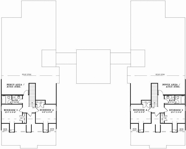 Upper/Second Floor Plan:12-772