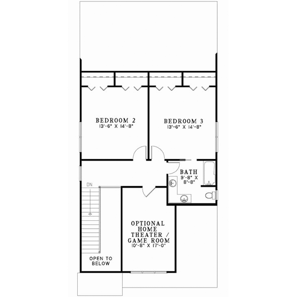 Upper/Second Floor Plan: 12-842