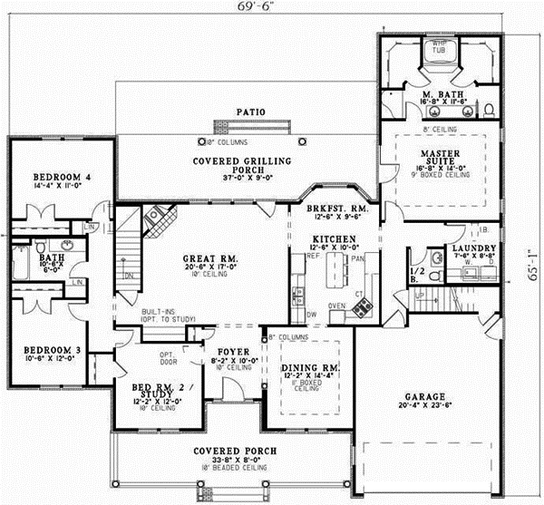 Main Floor Plan: 12-864