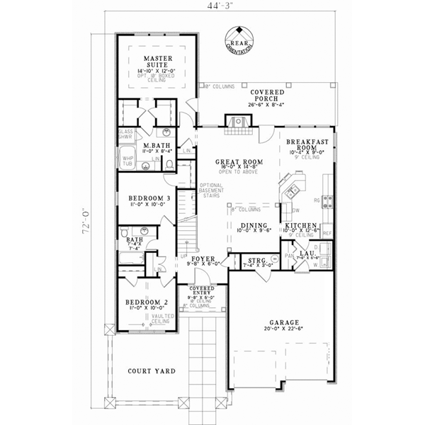Main Floor Plan: 12-876