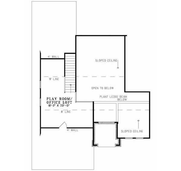 Upper/Second Floor Plan:12-879