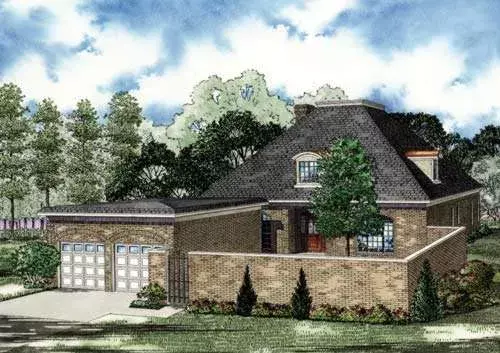 European house plans 12-892 - front exterior, 3,275 sq ft, 4 bed, 3 bath house plans | Monster House Plans