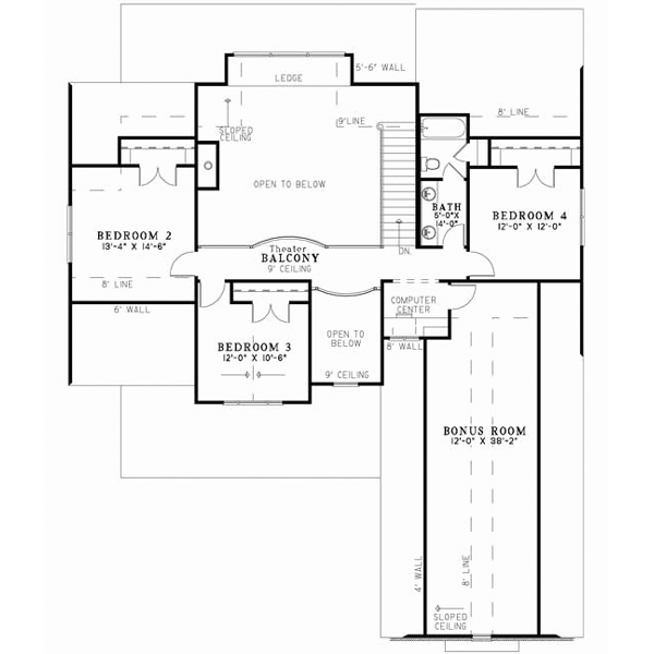 Upper/Second Floor Plan:12-893