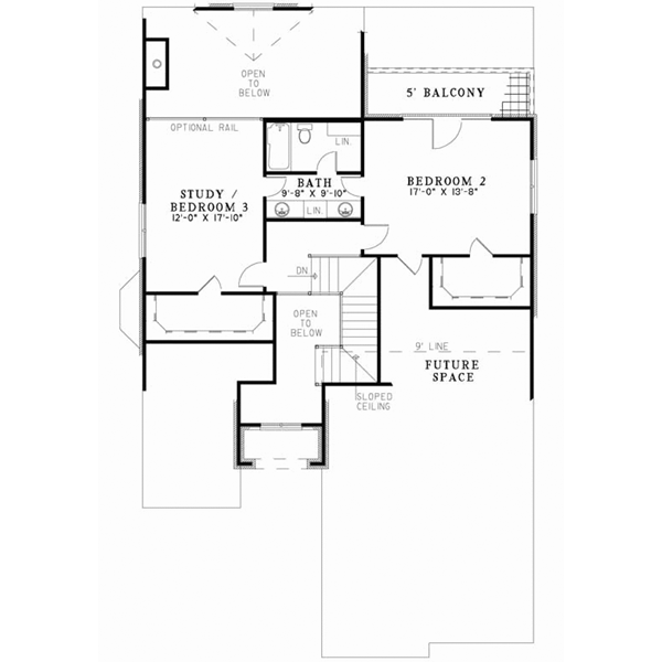 Upper/Second Floor Plan:12-894