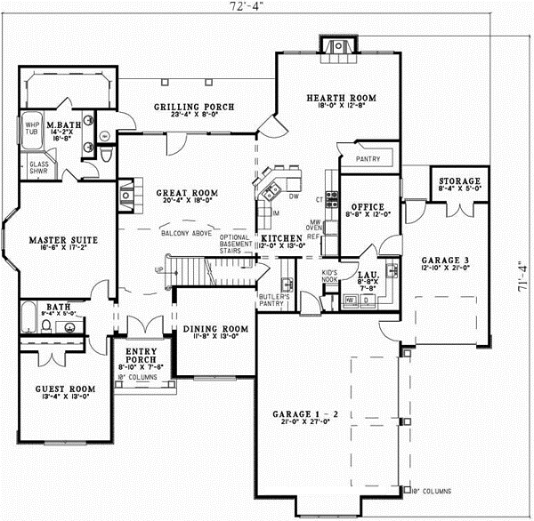 Main Floor Plan: 12-896