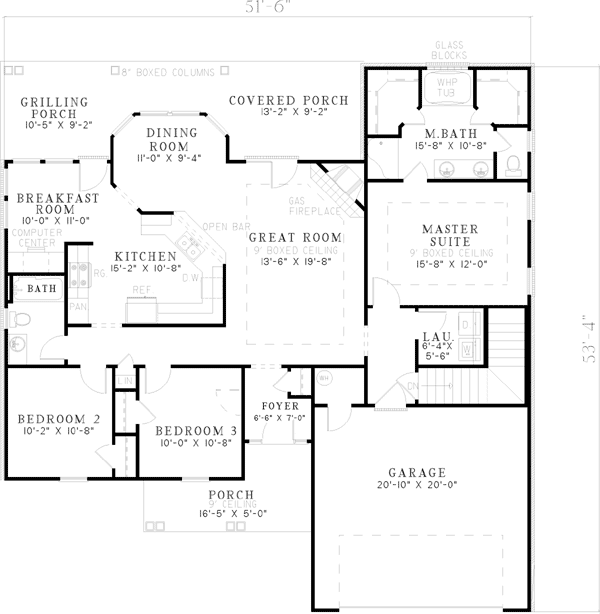 Ranch Style House Plans 12-994