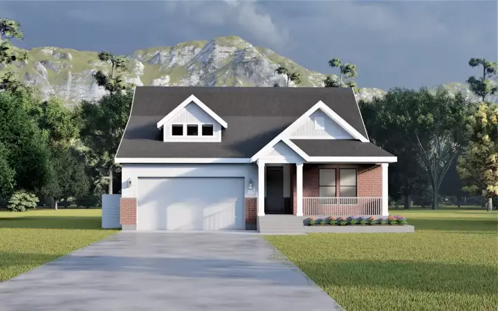 Country house plans 121-131 - front exterior, 2,016 sq ft, 3 bed, 2 bath house plans | Monster House Plans